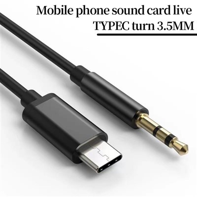 Type-C til 3,5 mm lydkabel